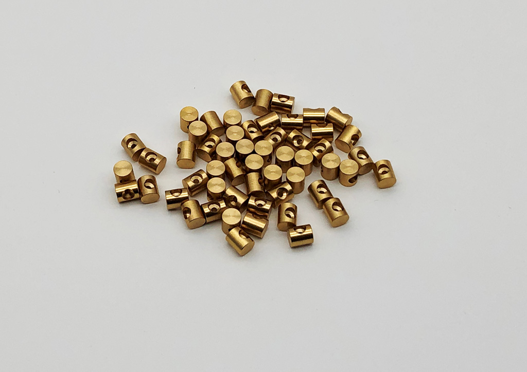 Lötnippel 6,0 x 7,0 x 1,7 mm, passend für Seildurchmesser 1,25 mm und 1,50 mm