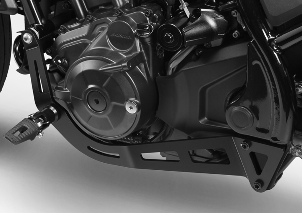 DPM Fussrastenanlage Honda CMX 1100 Rebel-SC83B DCT Automatikgetriebe mit TTG, 2021-2024, 14 cm vorverlegt, schwarz matt