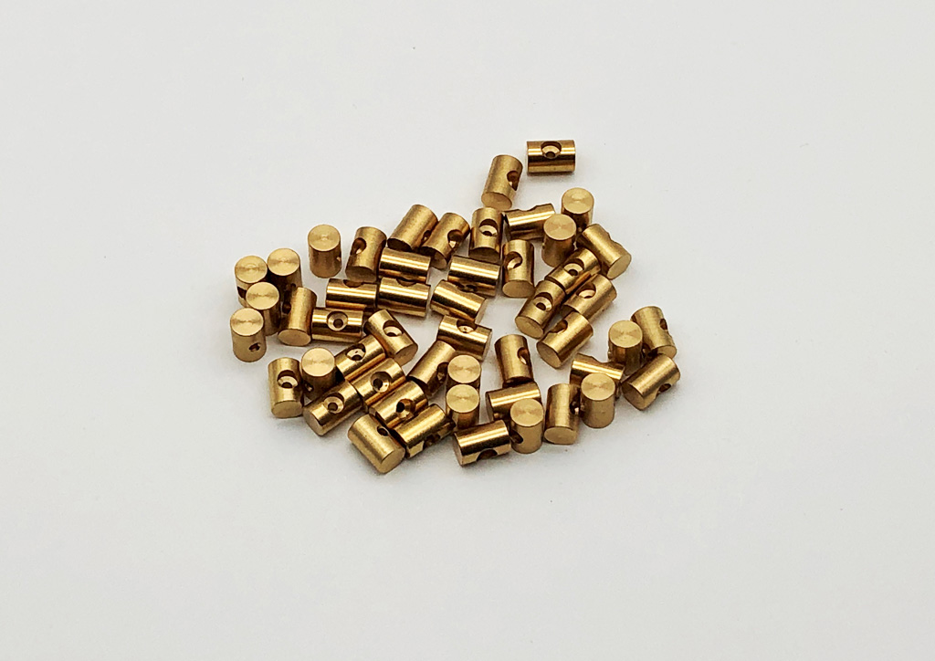Lötnippel 6,0 x 9,0 x 1,7 mm, passend für Seildurchmesser 1,25 mm und 1,50 mm