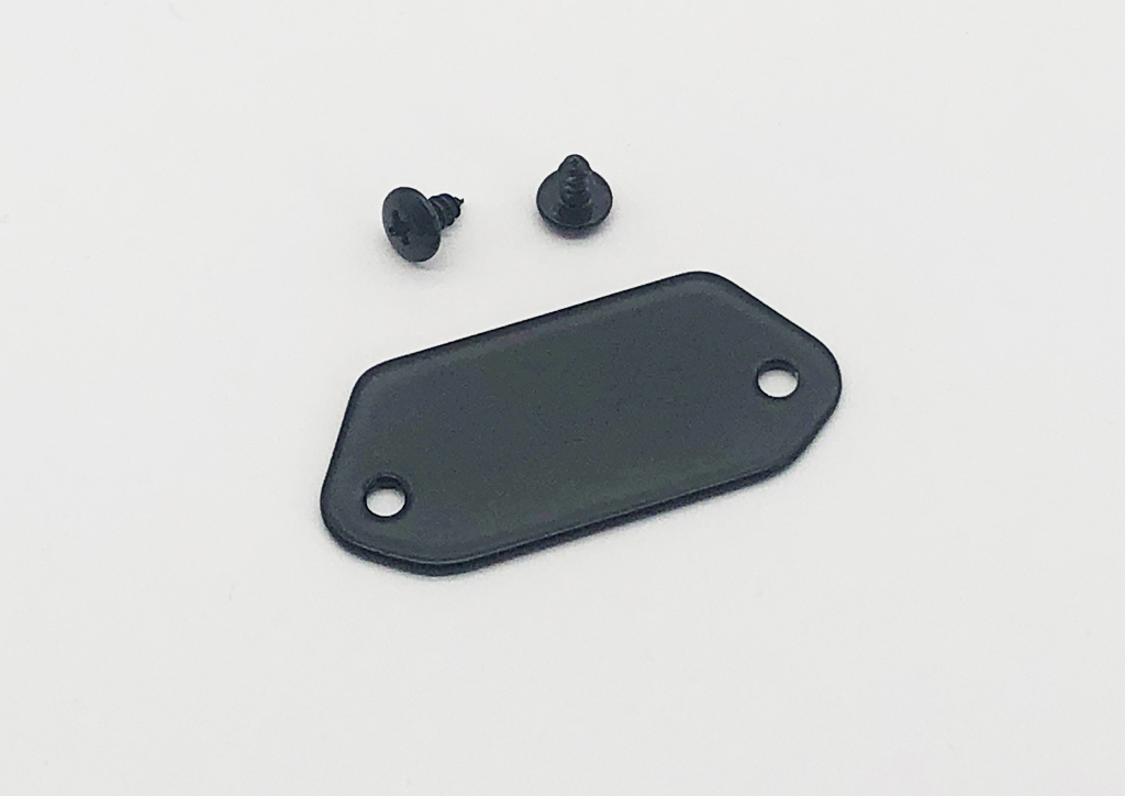 Abdeckblech für Halterung der Kennzeichenbeleuchtung für CMX 500 Rebel - CMX 1100 Rebel mit separater Kennzeichenbeleuchtung