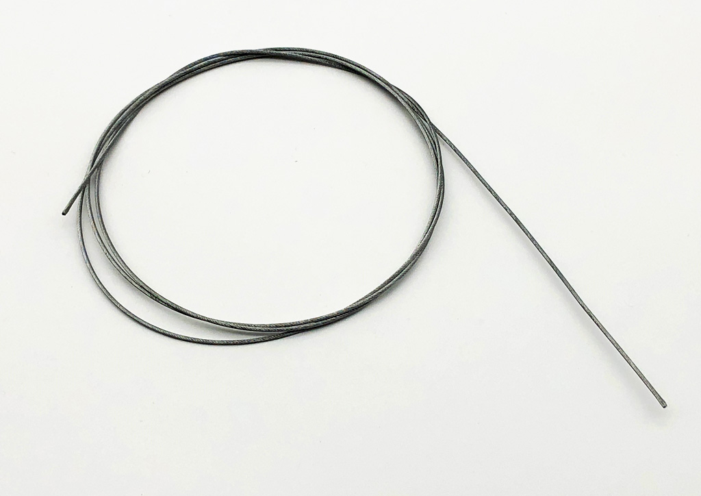 Bowdenzuglitze Stahl verzinkt 1,25 mm, 1x19