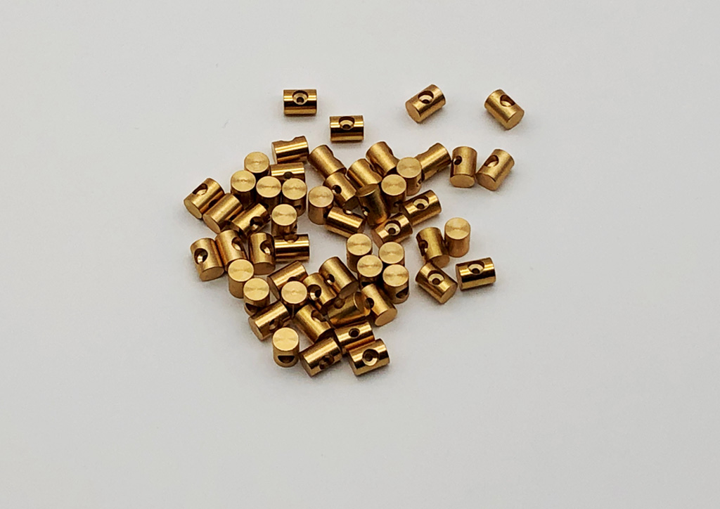 Lötnippel 6,0 x 8,0 x 1,7 mm, passend für Seildurchmesser 1,25 mm und 1,50 mm