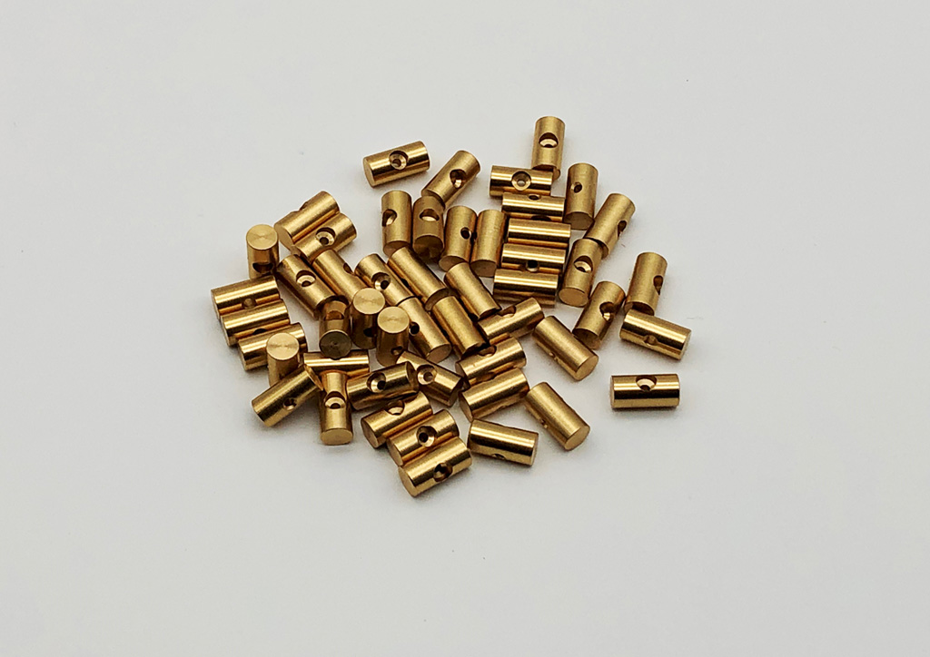 Lötnippel 6,0 x 12,0 x 1,7 mm, passend für Seildurchmesser 1,25 mm und 1,50 mm