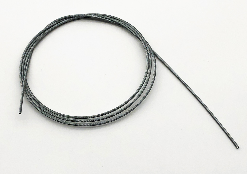 Bowdenzuglitze Stahl verzinkt 2,00 mm, 1x19